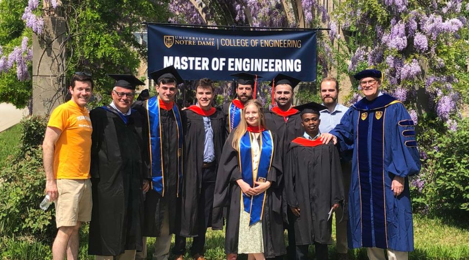 Master of Engineering 2022 graduates