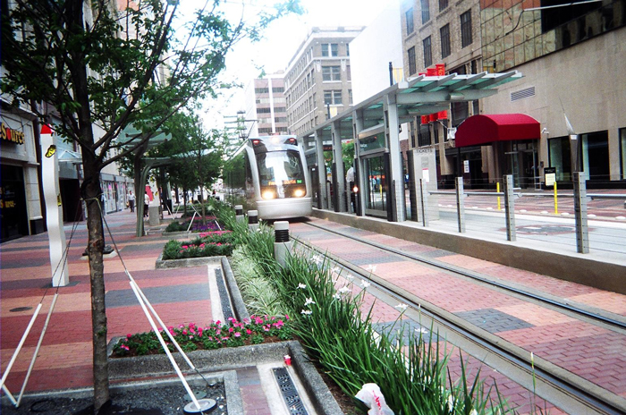 City Streets & Mass Transit Train